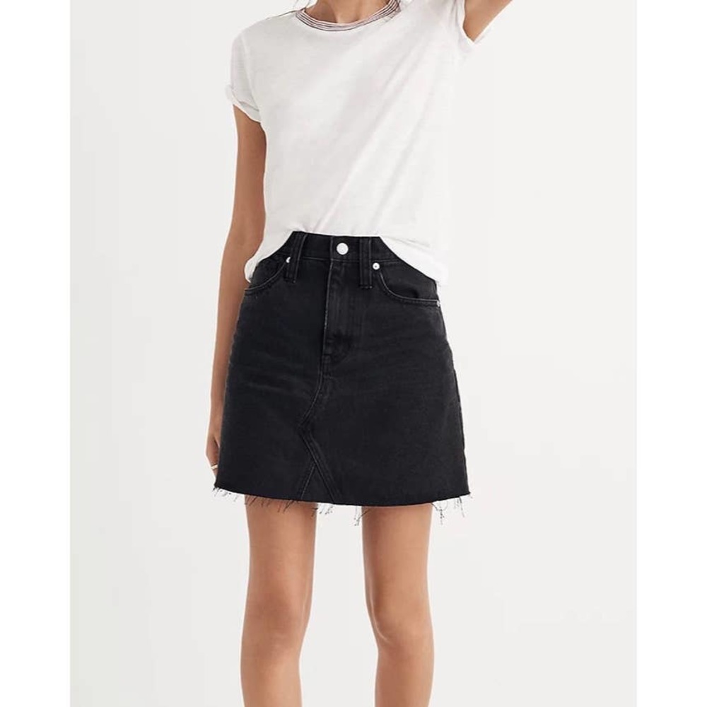 Madewell Denim Frisco Mini Skirt in Lunar Wash | Size 30